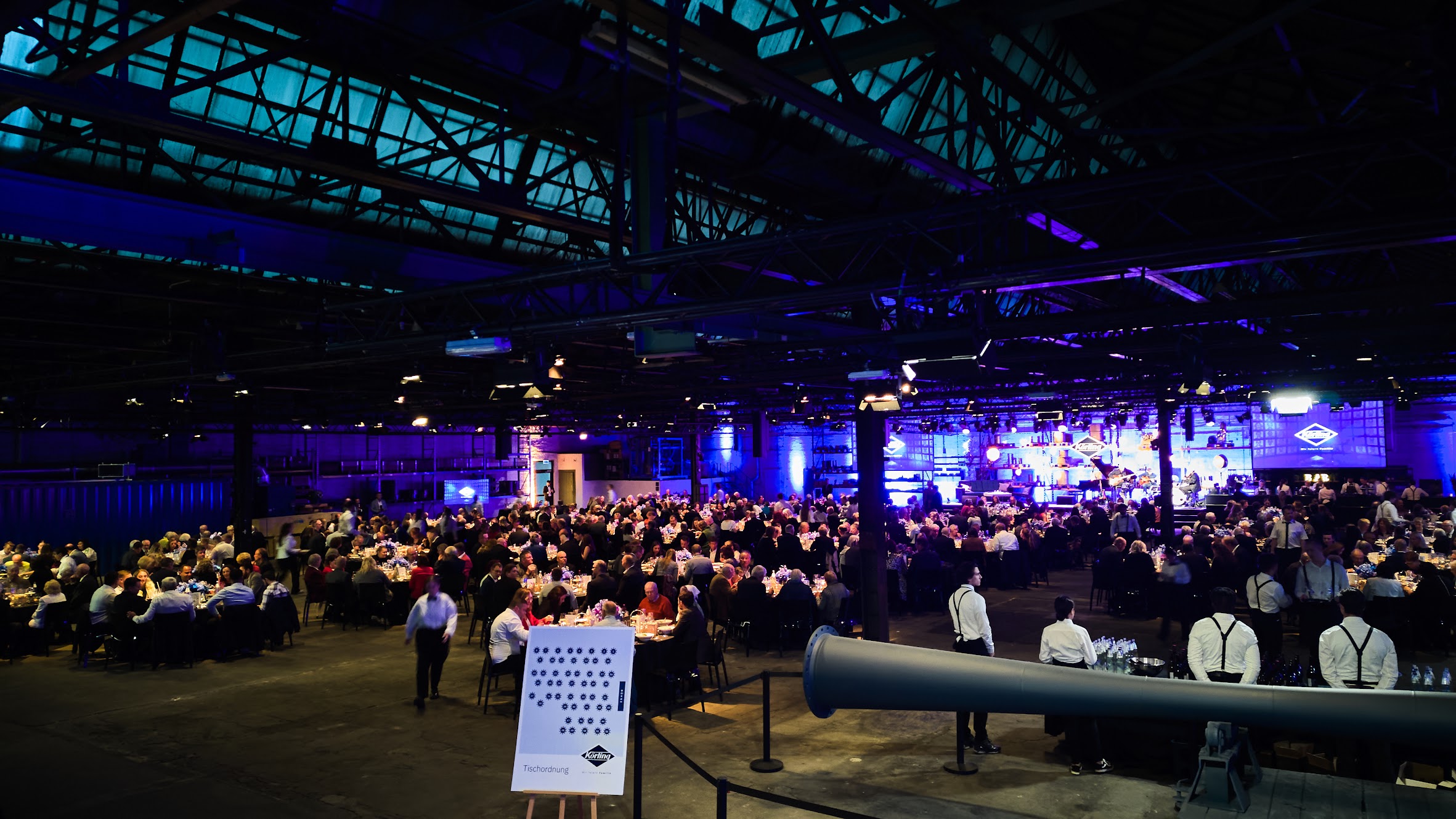 Anniversary event with all employees in our own production facility